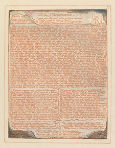 エルサレム、プレート77、キリスト教徒へ.... 作： William Blake